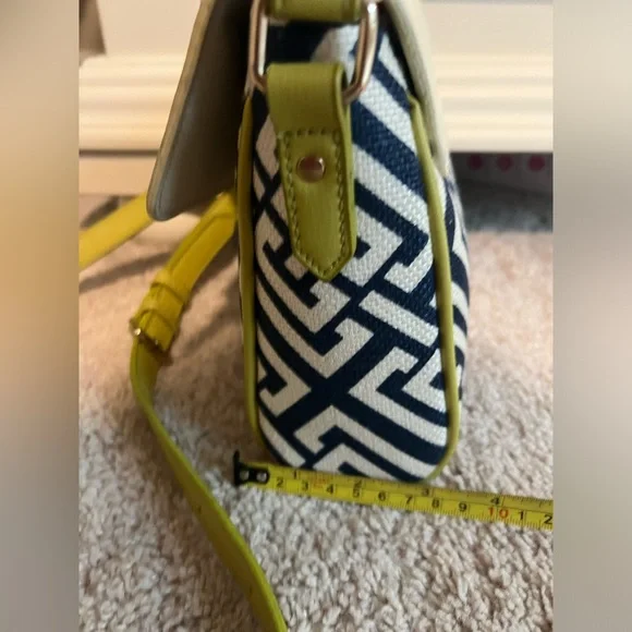 Spartina 449 Leather and Linen Crossbody - Picture 13 of 16